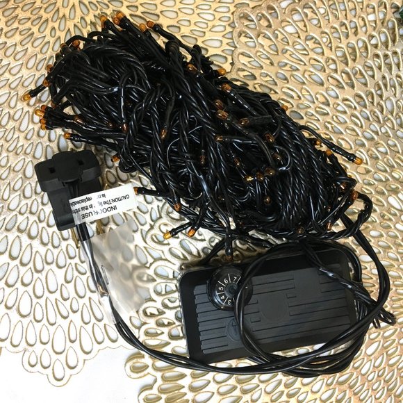 RICE LIGHTS Gold Fairy 140 Count String VTG NOS - Picture 5 of 9